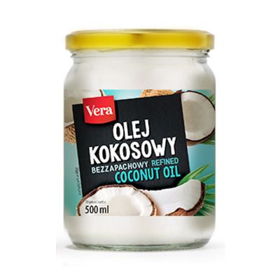 Kokosų aliejus, rafinuotas, VERA, 500 ml